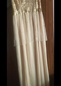 Sparkling Sequin Strapless Gown