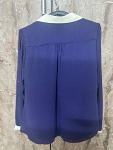 Purple Button-Up Shirt