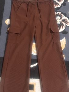 Brown Cargo Style Pants