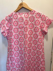 Pink Patterned Tunic Top