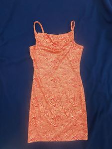 Sale - Orange Mini Dress - New