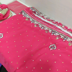 Heavy work saree