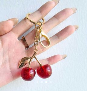 Cute Cherry Keychain Charm