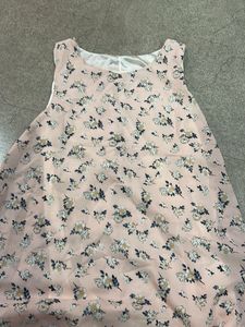 Light Pink Floral Maxi Dress