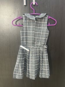 Cute Plaid Girls' Dress