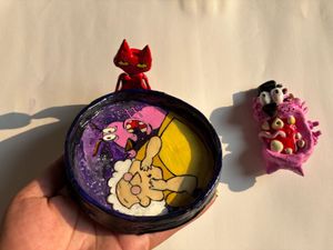 Courage the Cowardly Dog lighter cover &amp; ash tray