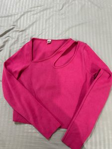 George G21 Cut-Out Long Sleeve Top
