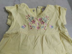 Cute Yellow Baby Dress