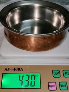Copper and Stainless Steel Bowl