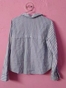 Classic Blue &amp; White Striped Shirt