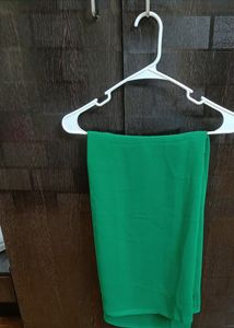 blue green fully stitched half saree