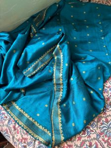 Pure silk Assam Paat Saree with attached borders
