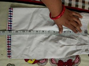 School Uniform White Short