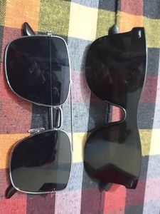 Vintage Style Clip-On Sunglasses
