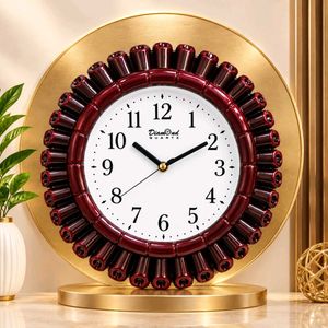 Vintage Diamond Quartz Wall Clock