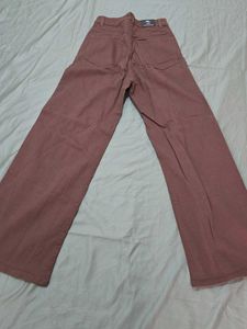 H&amp;M Wide Leg Brown Jeans
