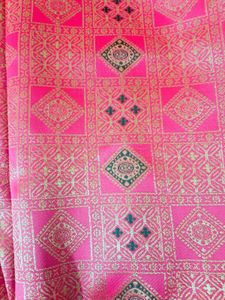 Pink Banarasi Silk Saree