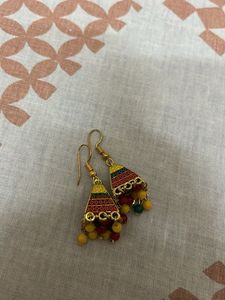 Boho Colorful Triangle Earrings