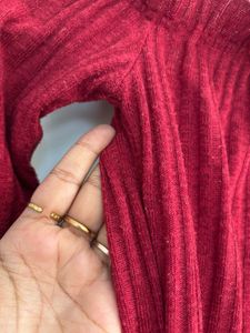 Off-Shoulder Ribbed Bodycon Dress