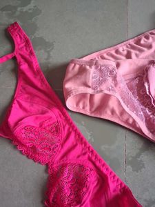 Pink Bra &amp; Panty Set