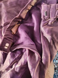Lavender Assymetrical Sharara Set