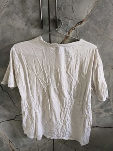 White "Take It Easy" Graphic Tee