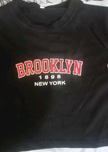 Brooklyn New York Cropped T-Shirt