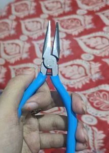 Blue Handle Long Nose Pliers