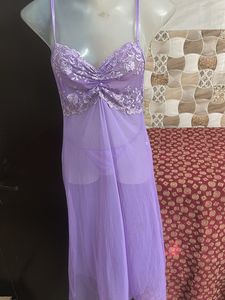 Purple Lace Nightgown