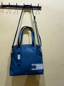 Baggit Peacock Blue Handbag