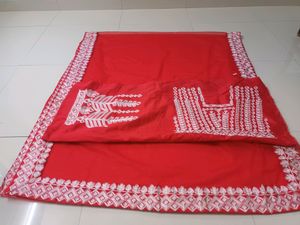 Net Embroidery Saree
