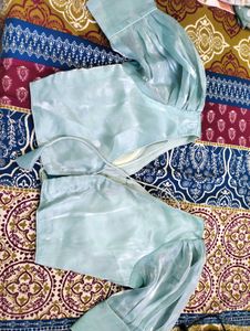 Elegant Sheer Blue blouse