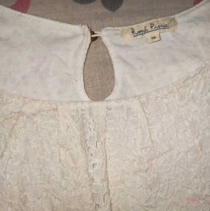 Elegant White Lace top