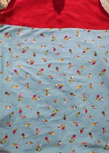 YEPME Pink Ice Cream Print Tunic Top