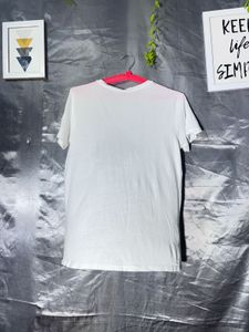 Mango White Graphic T-Shirt