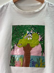 Cute Graphic Tee with Nature Print