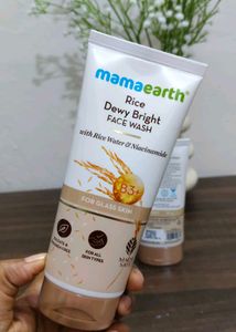 Mamaearth Rice Face Wash &amp; Moisturizer Set