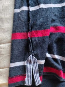 Classic Striped Polo Shirt