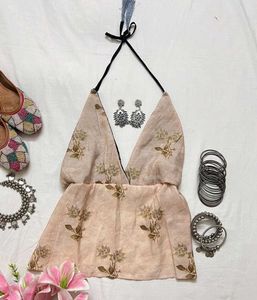 Backless Halter top