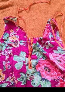 Boho Floral Print Mini Dress