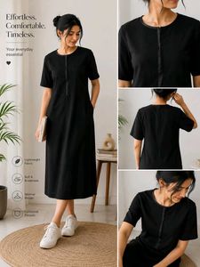 Simple black dress