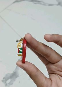 Unique Red &amp; Yellow Handcrafted Earrings