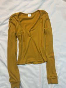Mustard Long Sleeve Top