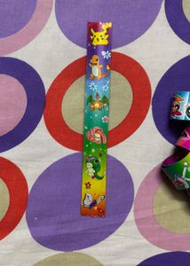 /vintage Pokemon Themed Slap bracelet