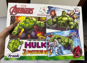 144 pieces Avengers Hulk & Black Widow Puzzle