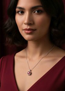 Ruby Red Jewelry Set