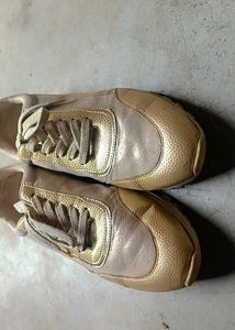 Stylish Gold Sneakers