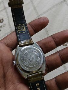 HMT Chirag Watch - Classic Brown Dial