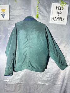 Men's Green Collared Jacket