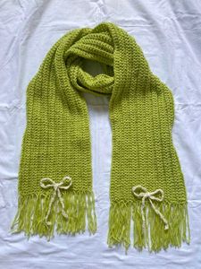 Green Knitted Scarf